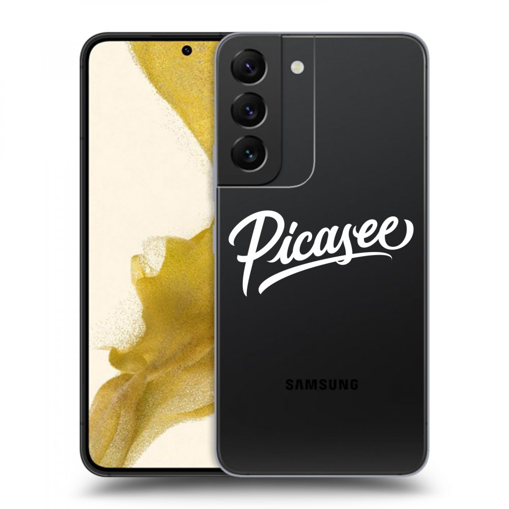 Picasee silikónový prehľadný obal pre Samsung Galaxy S22 5G - Picasee - White
