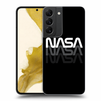 Picasee silikónový čierny obal pre Samsung Galaxy S22 5G - NASA Triple