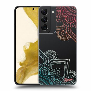 Picasee silikónový prehľadný obal pre Samsung Galaxy S22 5G - Flowers pattern
