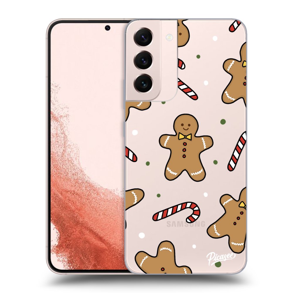 Picasee silikónový prehľadný obal pre Samsung Galaxy S22+ 5G - Gingerbread