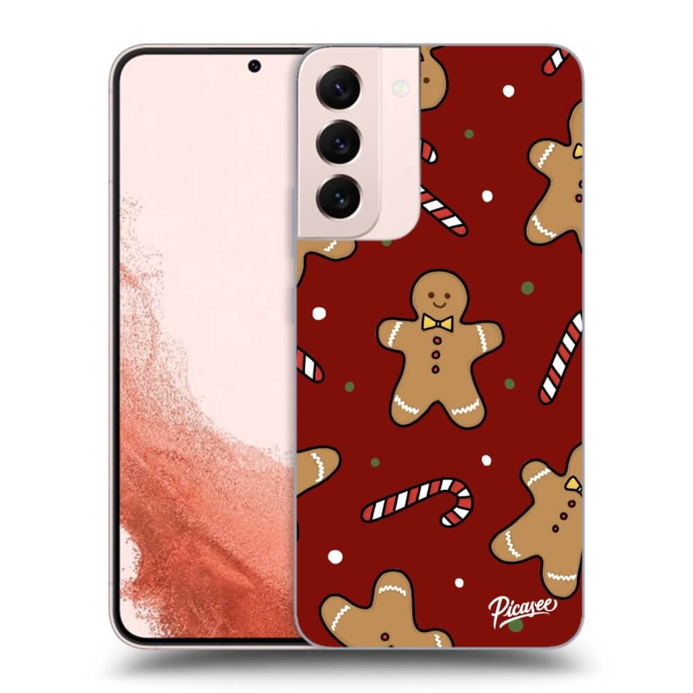 Picasee silikónový prehľadný obal pre Samsung Galaxy S22+ 5G - Gingerbread 2