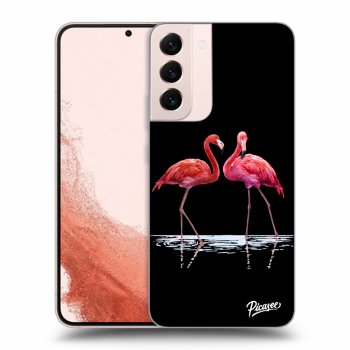 Obal pre Samsung Galaxy S22+ 5G - Flamingos couple