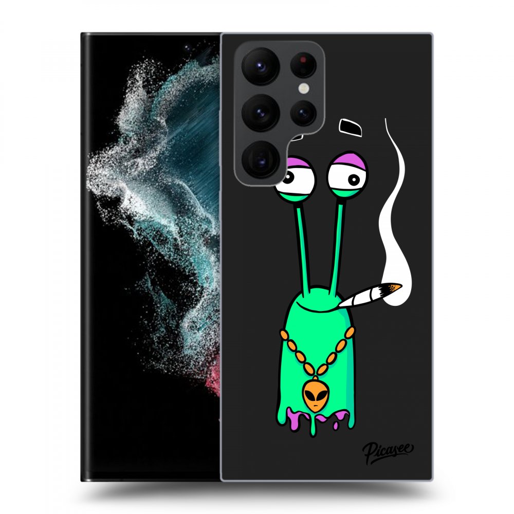 Picasee silikónový čierny obal pre Samsung Galaxy S22 Ultra 5G - Earth - Sám doma