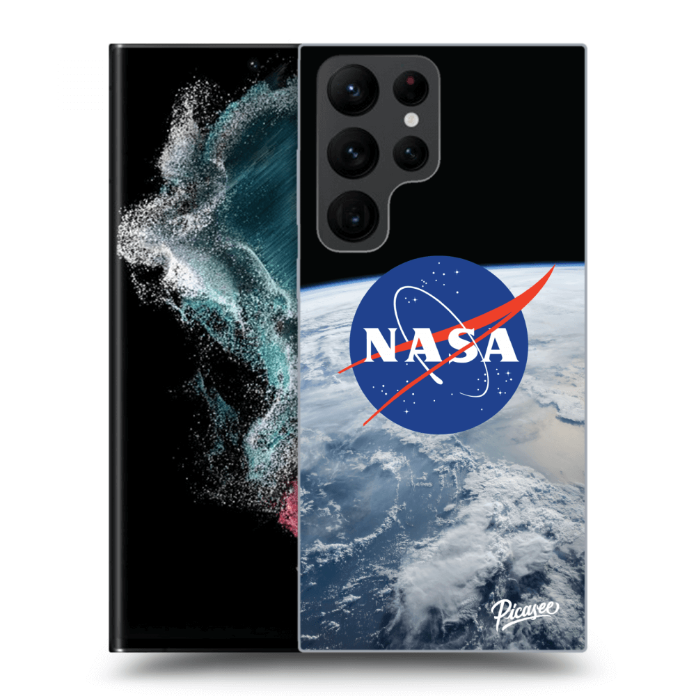 Picasee silikónový prehľadný obal pre Samsung Galaxy S22 Ultra 5G - Nasa Earth