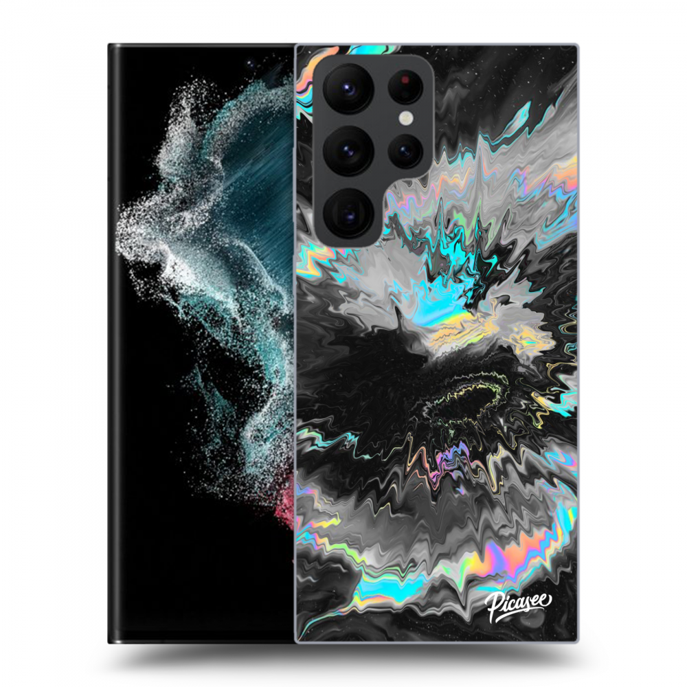 Picasee silikónový prehľadný obal pre Samsung Galaxy S22 Ultra 5G - Magnetic