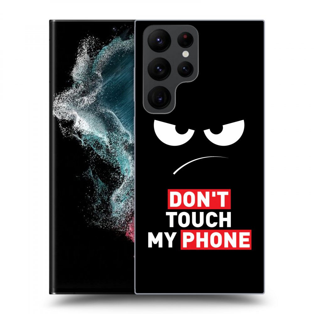 Picasee ULTIMATE CASE PowerShare pro Samsung Galaxy S22 Ultra 5G - Angry Eyes - Transparent