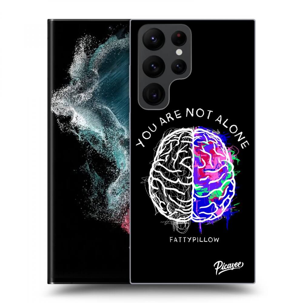Picasee ULTIMATE CASE pro Samsung Galaxy S22 Ultra 5G - Brain - White