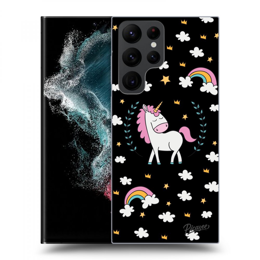 Picasee ULTIMATE CASE PowerShare pro Samsung Galaxy S22 Ultra 5G - Unicorn hviezdne nebo