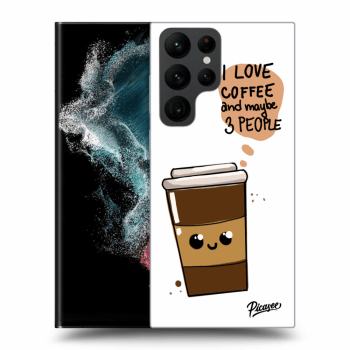 Obal pre Samsung Galaxy S22 Ultra 5G - Cute coffee