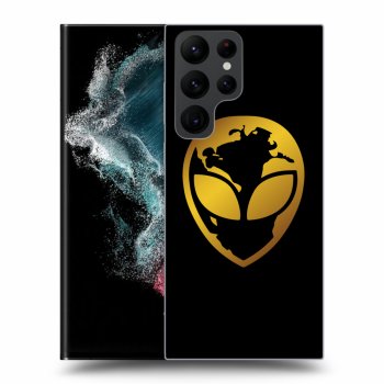 Obal pre Samsung Galaxy S22 Ultra 5G - EARTH - Gold Alien 3.0
