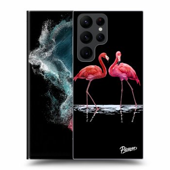 Obal pre Samsung Galaxy S22 Ultra 5G - Flamingos couple