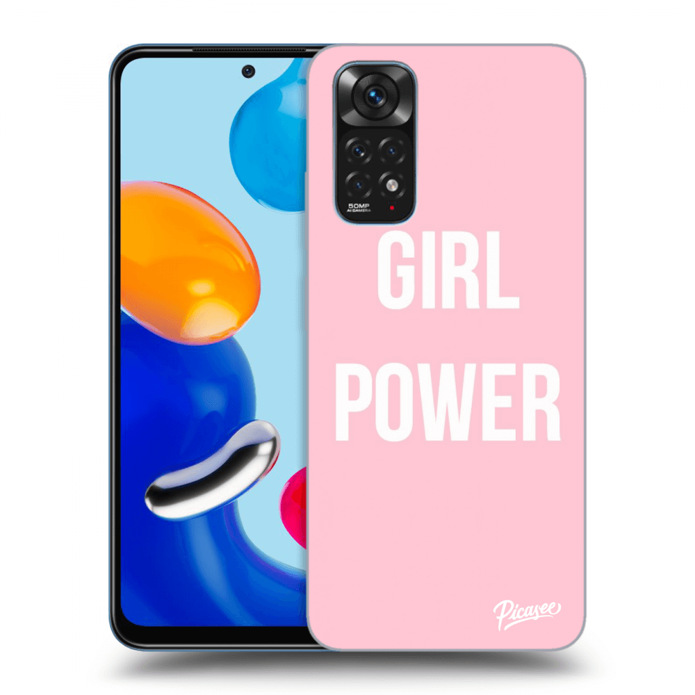 Picasee silikónový čierny obal pre Xiaomi Redmi Note 11 - Girl power