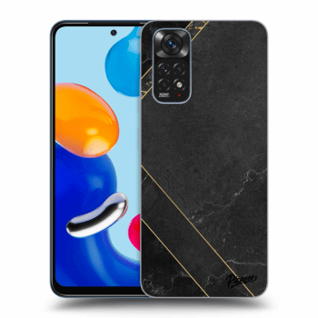 Obal pre Xiaomi Redmi Note 11 - Black tile