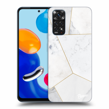 Obal pre Xiaomi Redmi Note 11 - White tile