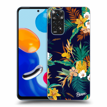 Picasee silikónový prehľadný obal pre Xiaomi Redmi Note 11 - Pineapple Color