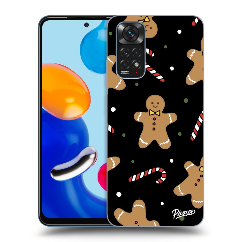 Picasee silikónový čierny obal pre Xiaomi Redmi Note 11S 4G - Gingerbread