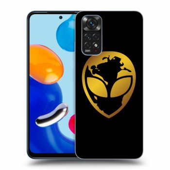 Obal pre Xiaomi Redmi Note 11S 4G - EARTH - Gold Alien 3.0