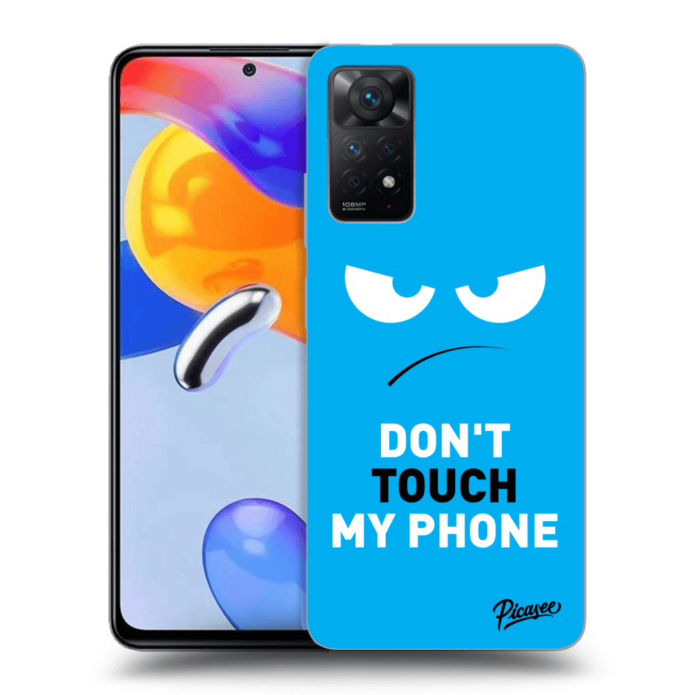Picasee ULTIMATE CASE pro Xiaomi Redmi Note 11 Pro - Angry Eyes - Blue