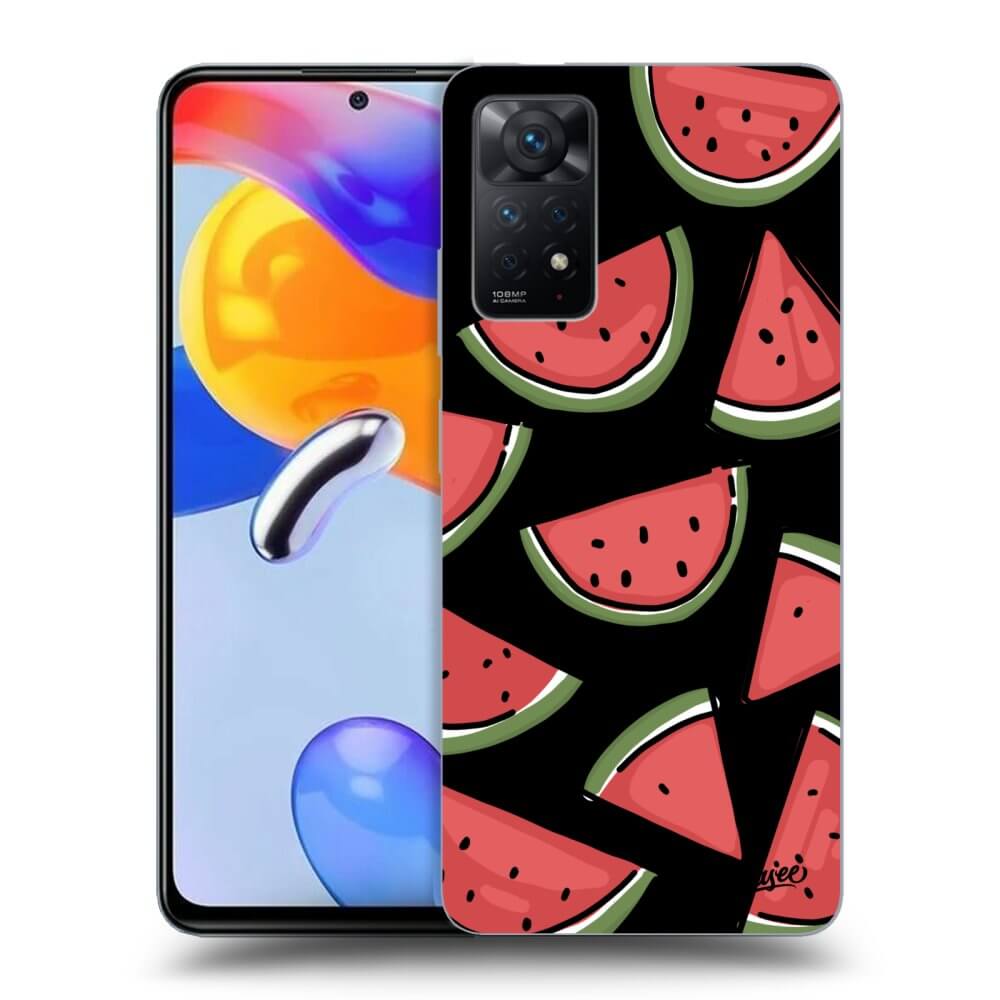 Picasee silikónový čierny obal pre Xiaomi Redmi Note 11 Pro - Melone