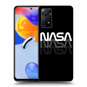 Picasee silikónový čierny obal pre Xiaomi Redmi Note 11 Pro - NASA Triple