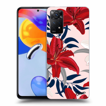 Obal pre Xiaomi Redmi Note 11 Pro - Red Lily