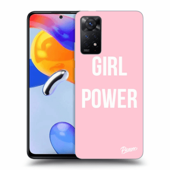 Picasee silikónový čierny obal pre Xiaomi Redmi Note 11 Pro - Girl power