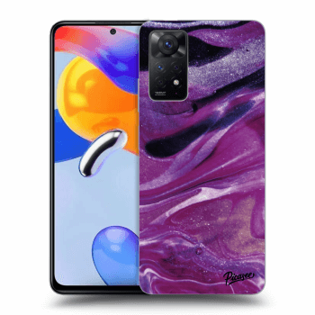 Obal pre Xiaomi Redmi Note 11 Pro - Purple glitter
