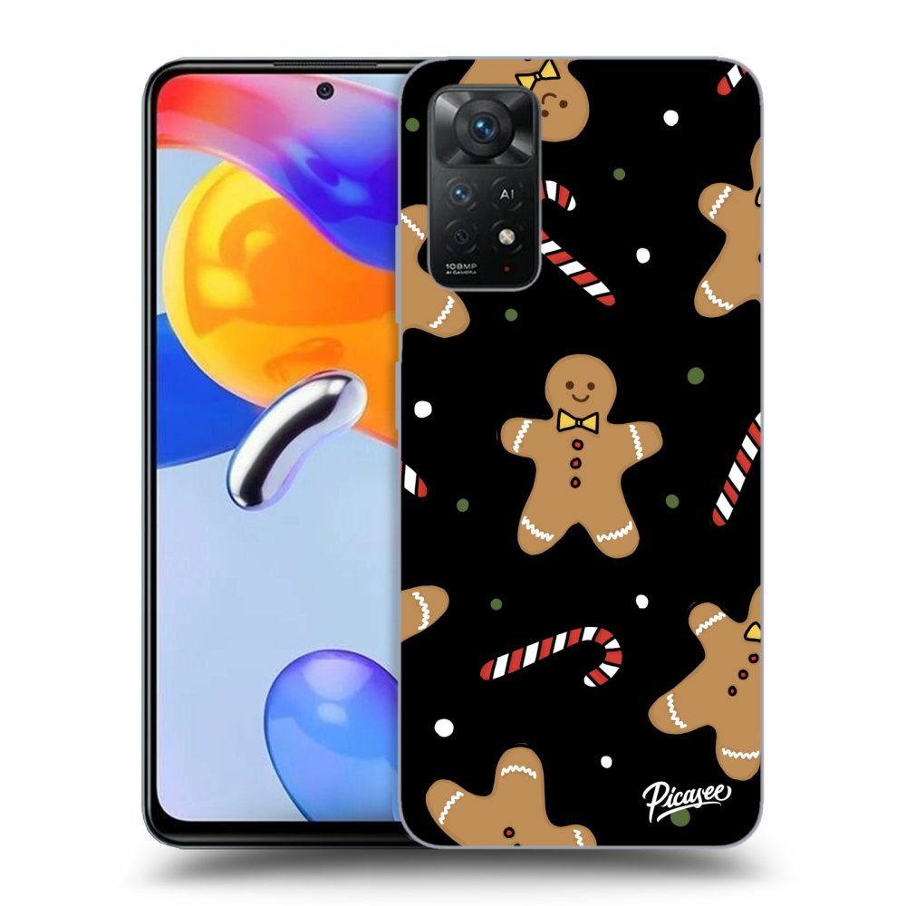 Picasee silikónový čierny obal pre Xiaomi Redmi Note 11 Pro 5G - Gingerbread