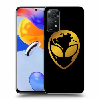 Obal pre Xiaomi Redmi Note 11 Pro 5G - EARTH - Gold Alien 3.0