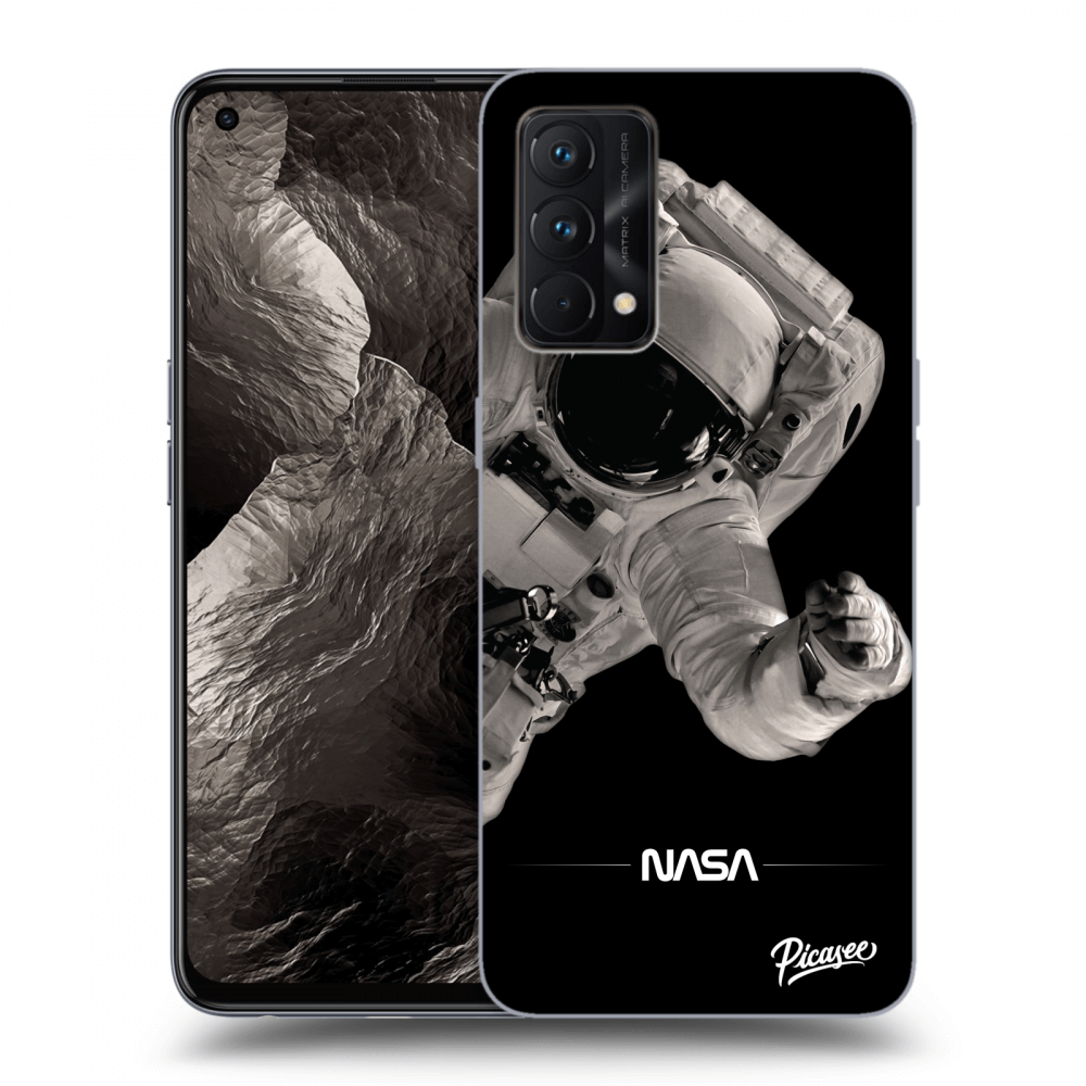 Picasee silikónový čierny obal pre Realme GT Master Edition 5G - Astronaut Big