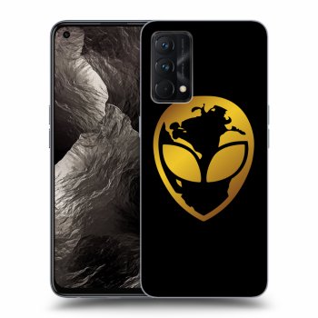 Obal pre Realme GT Master Edition 5G - EARTH - Gold Alien 3.0