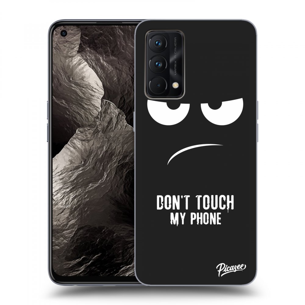 Picasee silikónový čierny obal pre Realme GT Master Edition 5G - Don't Touch My Phone
