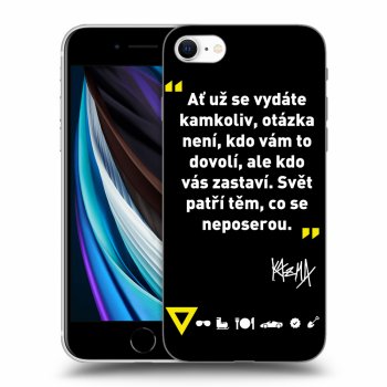 Obal pre Apple iPhone SE 2022 - Kazma - SVĚT PATŘÍ TĚM, CO SE NEPOSEROU