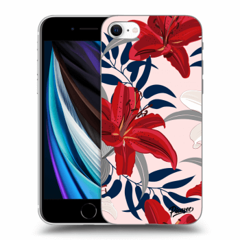 Obal pre Apple iPhone SE 2022 - Red Lily