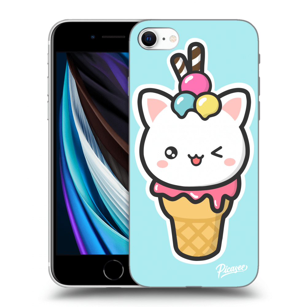 Picasee ULTIMATE CASE pro Apple iPhone SE 2022 - Ice Cream Cat