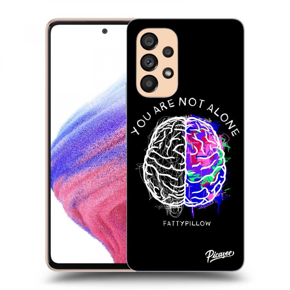 Picasee ULTIMATE CASE pro Samsung Galaxy A53 5G - Brain - White