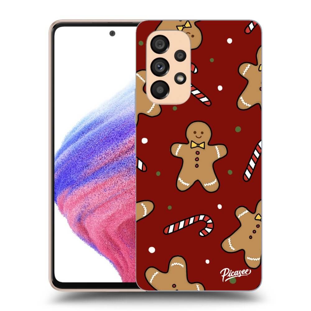 Picasee silikónový čierny obal pre Samsung Galaxy A53 5G - Gingerbread 2