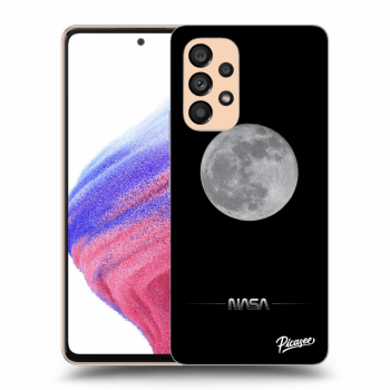 Picasee silikónový čierny obal pre Samsung Galaxy A53 5G - Moon Minimal