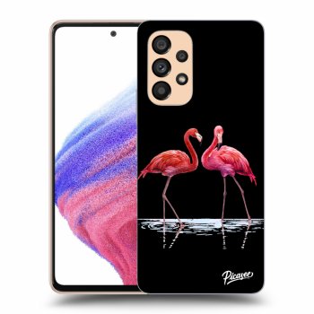 Obal pre Samsung Galaxy A53 5G - Flamingos couple