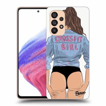 Obal pre Samsung Galaxy A53 5G - Crossfit girl - nickynellow