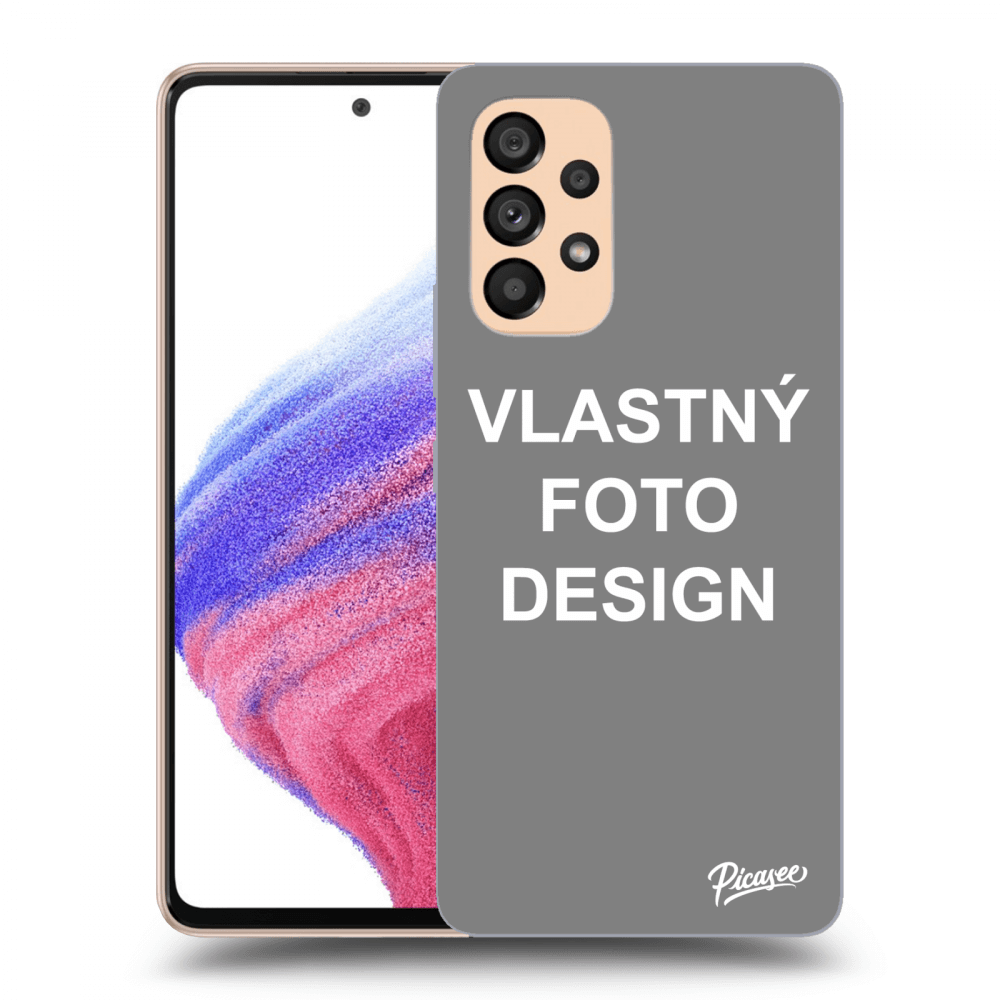 Picasee silikónový prehľadný obal pre Samsung Galaxy A53 5G - Vlastný fotka/motiv