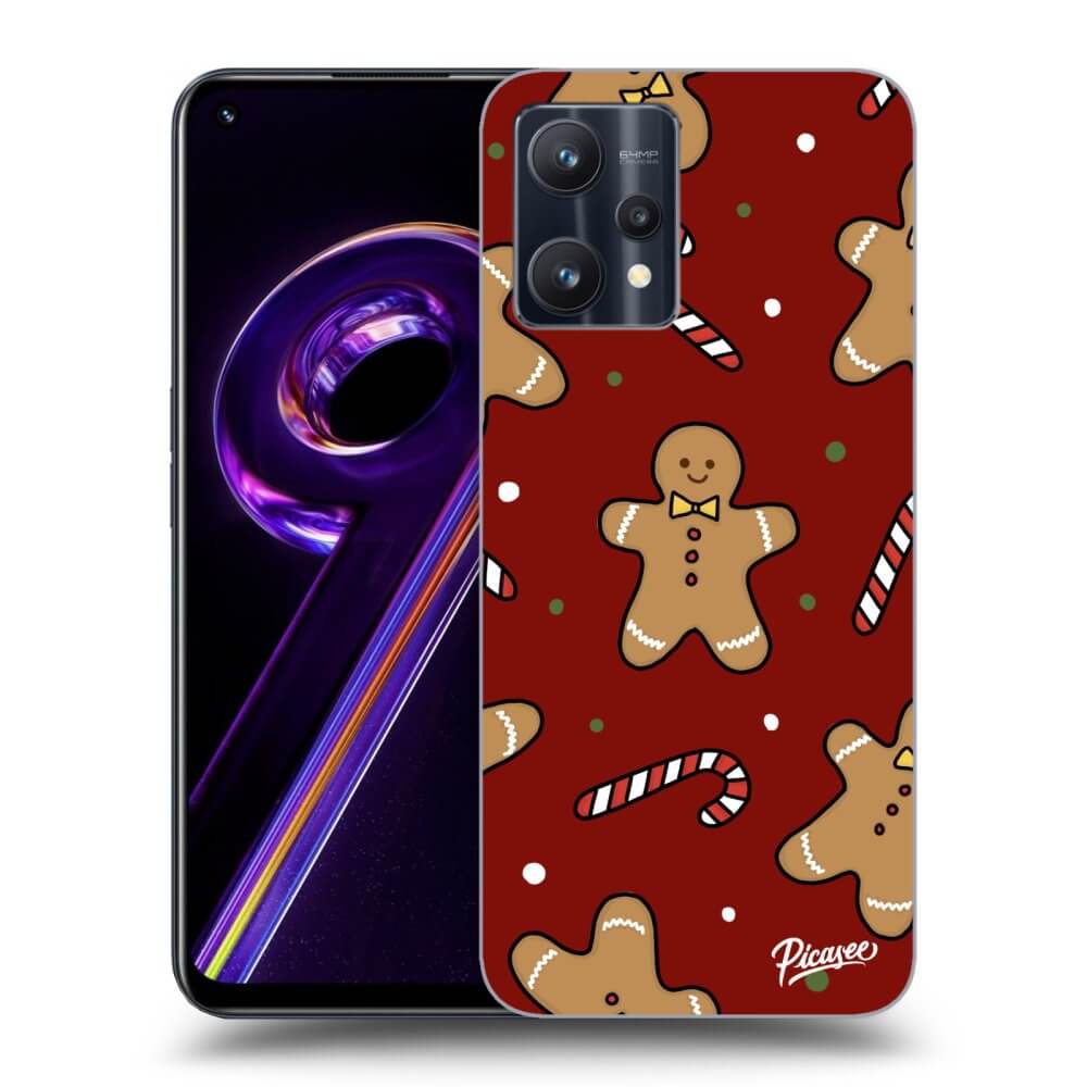 Picasee silikónový prehľadný obal pre Realme 9 Pro 5G - Gingerbread 2