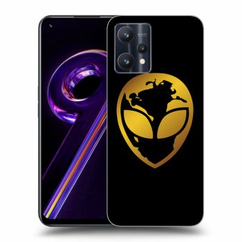 Obal pre Realme 9 Pro 5G - EARTH - Gold Alien 3.0