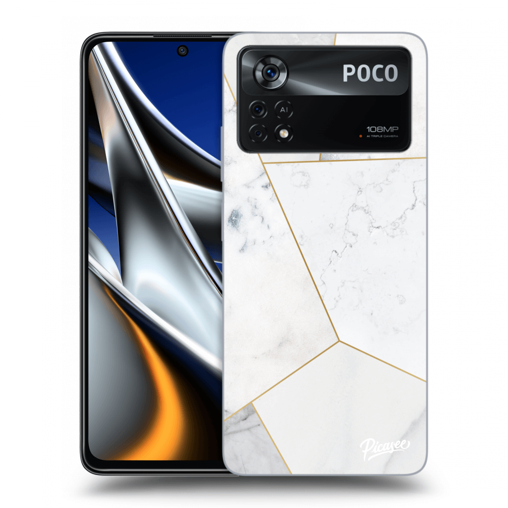 Picasee ULTIMATE CASE pro Xiaomi Poco X4 Pro 5G - White tile