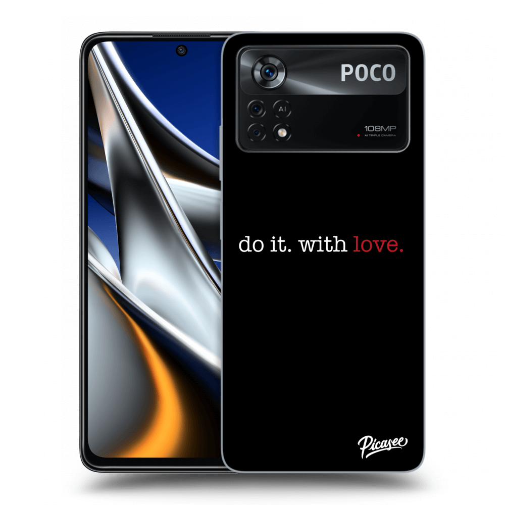 Picasee silikónový prehľadný obal pre Xiaomi Poco X4 Pro 5G - Do it. With love.