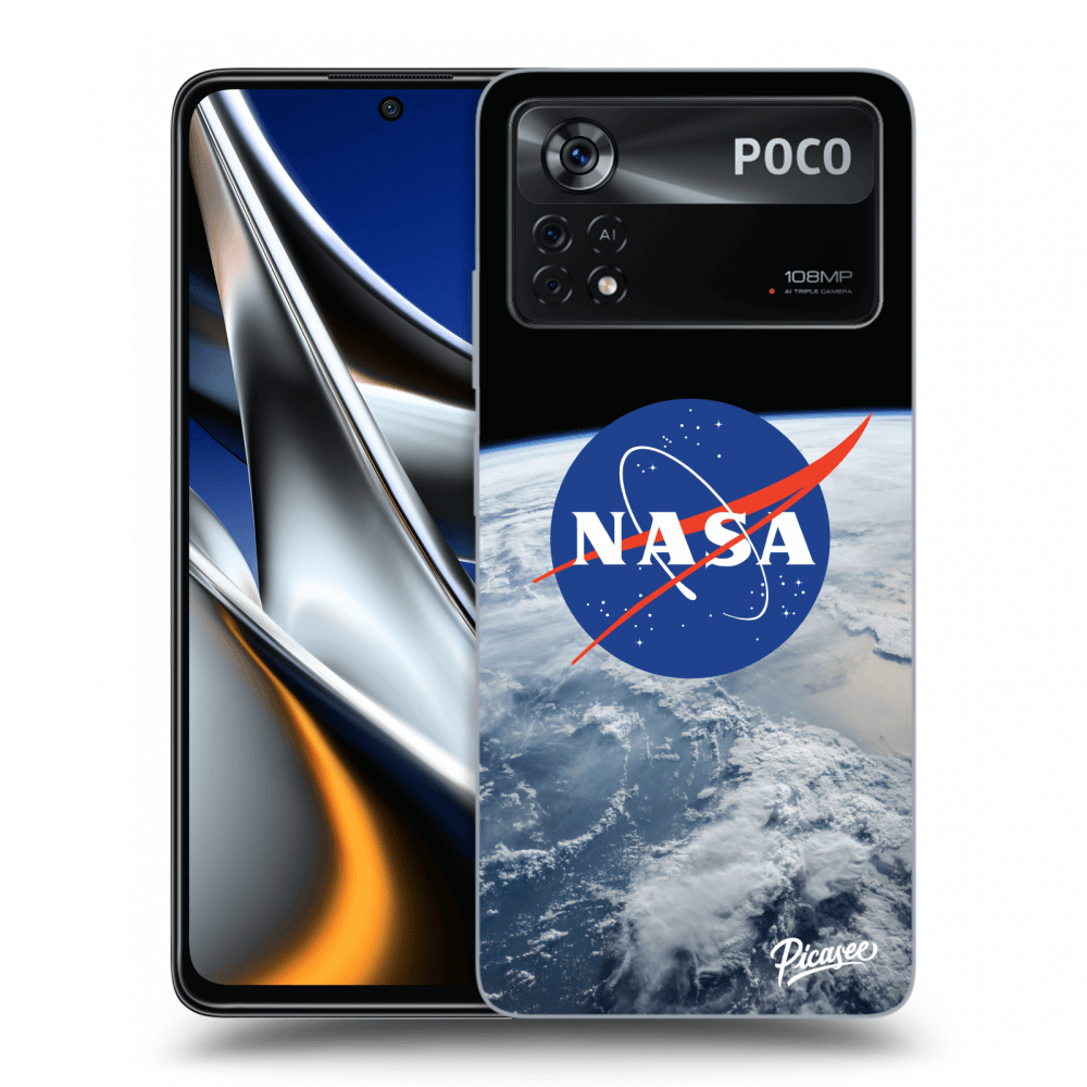 Picasee silikónový čierny obal pre Xiaomi Poco X4 Pro 5G - Nasa Earth