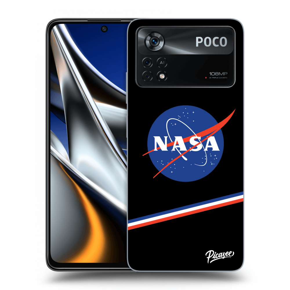 Picasee silikónový čierny obal pre Xiaomi Poco X4 Pro 5G - NASA Original