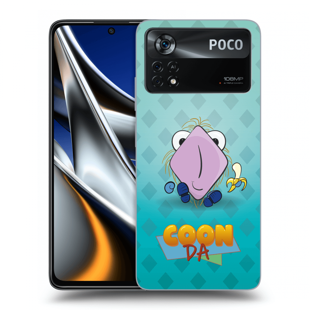 Picasee silikónový prehľadný obal pre Xiaomi Poco X4 Pro 5G - COONDA chlupatka světlá