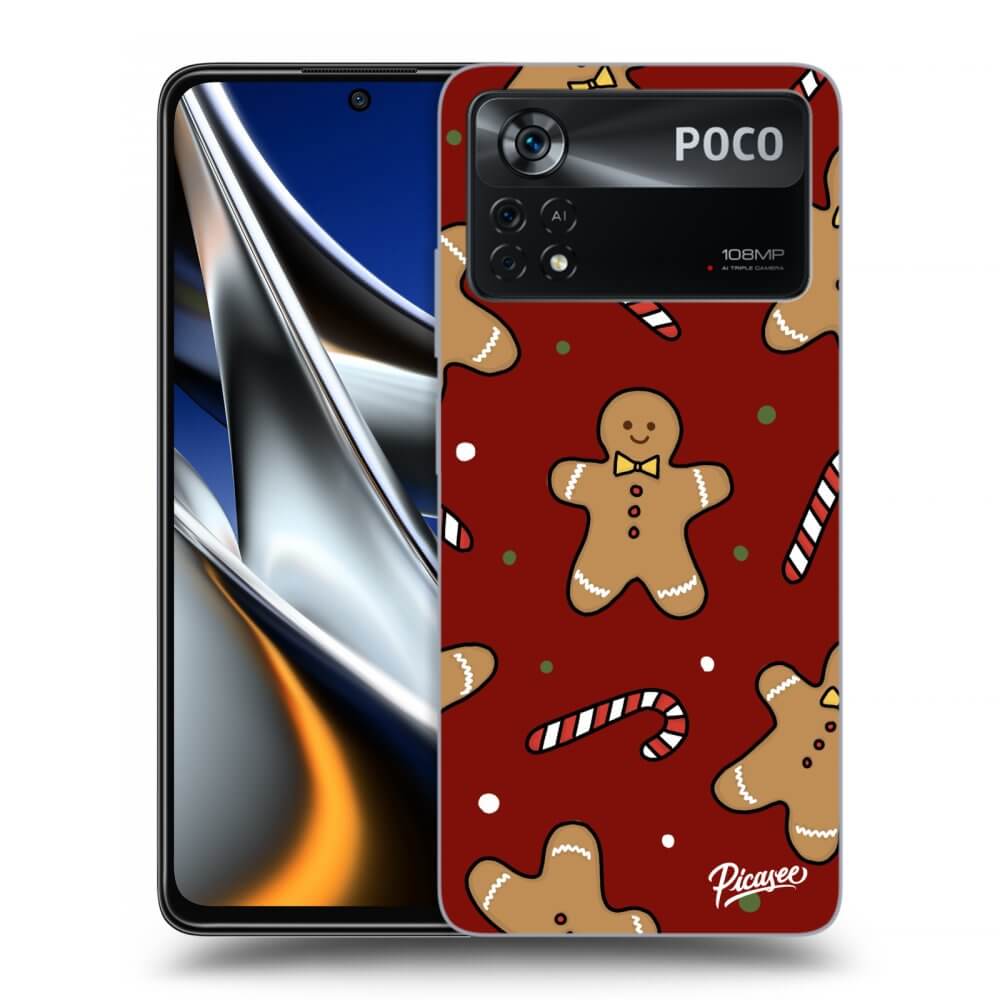 Picasee silikónový prehľadný obal pre Xiaomi Poco X4 Pro 5G - Gingerbread 2