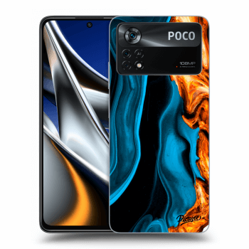 Obal pre Xiaomi Poco X4 Pro 5G - Gold blue